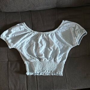 Blue So Dressy / summer Crop top